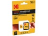 KODAK mSD 32GB UHS-I U1/V10/C10 Y/R/B Card+Adapter
